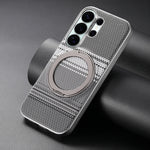 Shockproof Magnetic Gradient Case with 360° Rotating Stand for Samsung Galaxy S26 Series