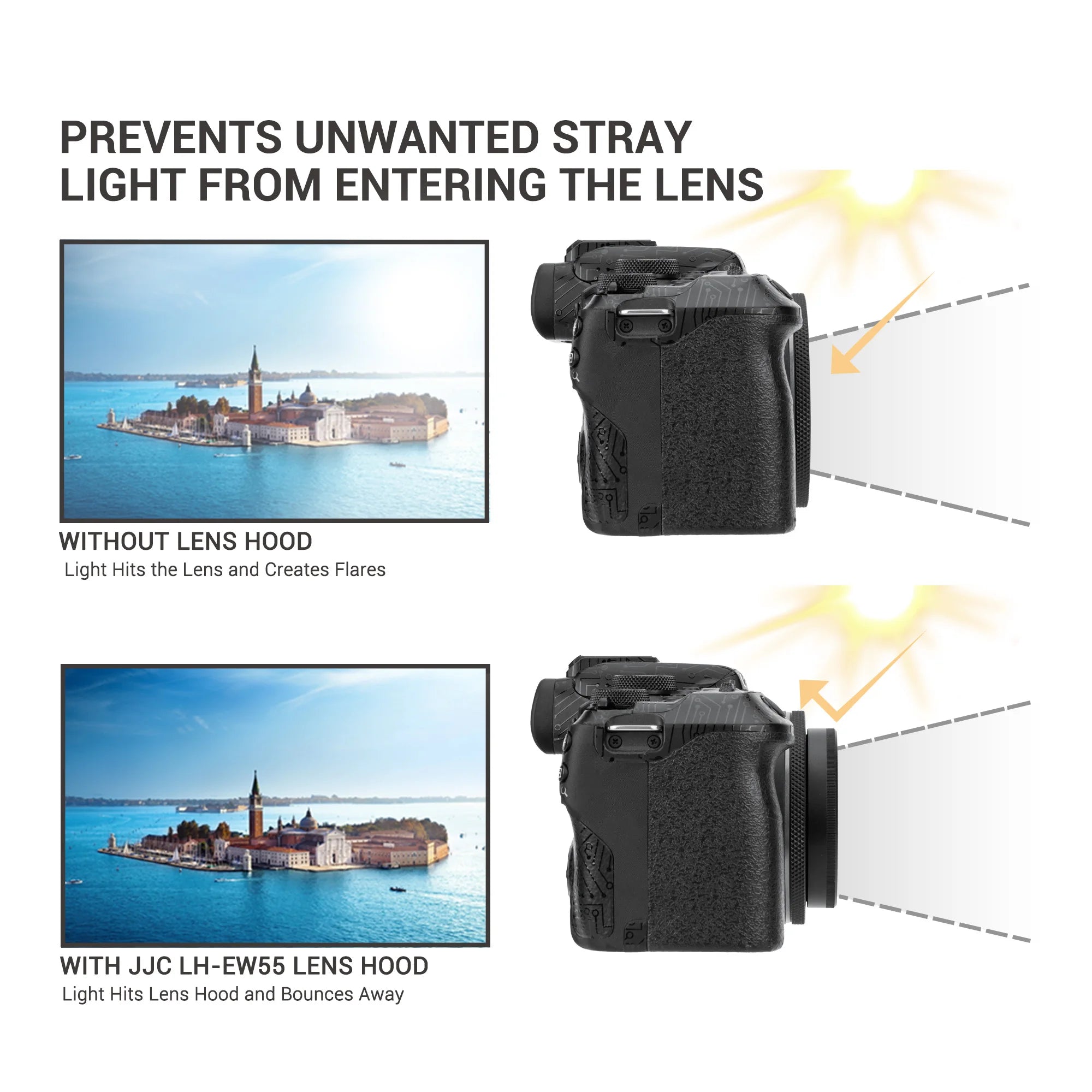 JJC Metal Lens Hood for Canon RF 28mm f/2.8 STM