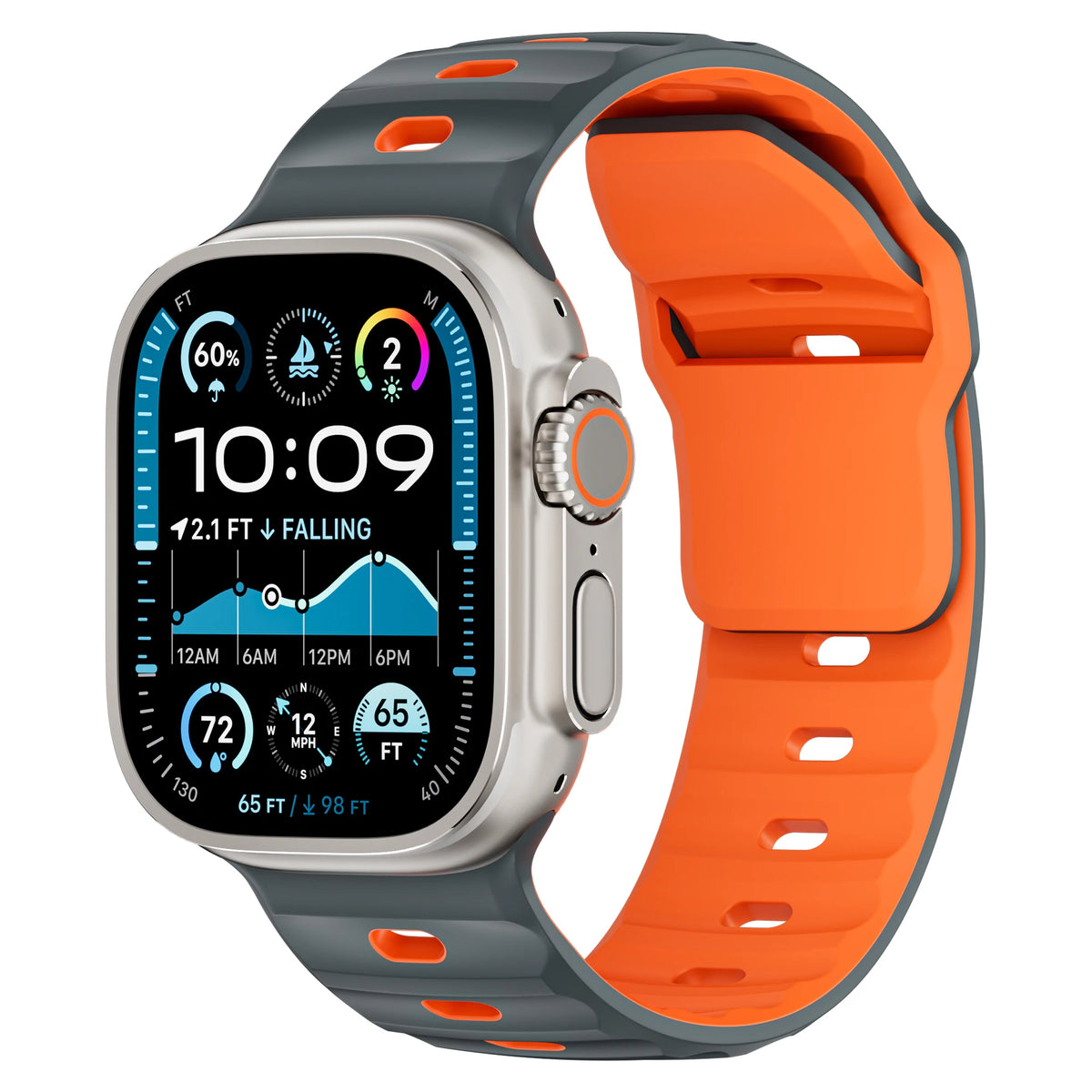 Premium Sport Silicone Strap for Apple Watch