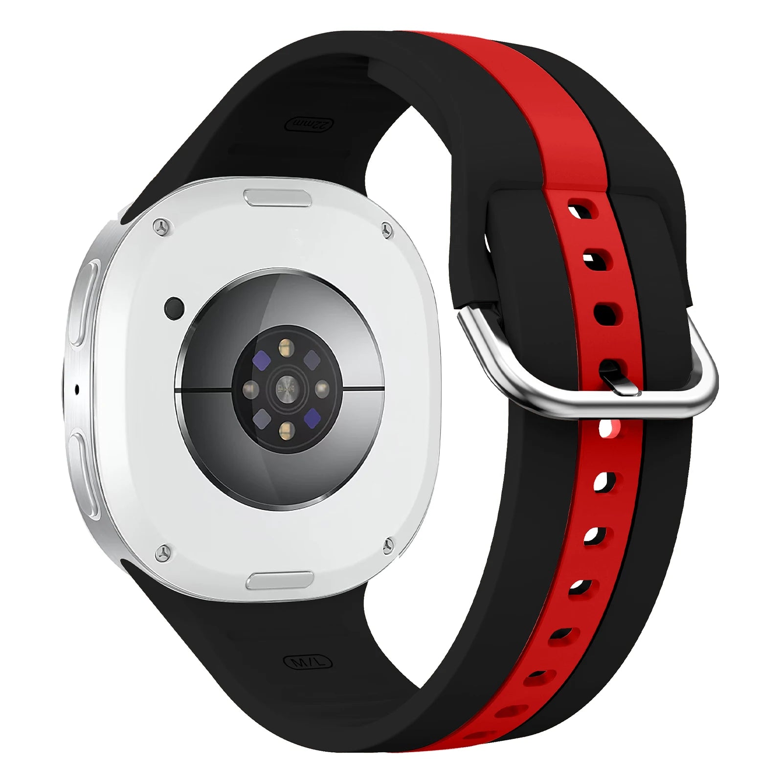 Sport Two-Tone Silicone Band for Samsung Galaxy Watch 8 & Galaxy Watch 8 Classic