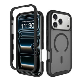 Translucent Matte MagSafe Case with Shock-Absorbing TPU Edge for iPhone 18 Series