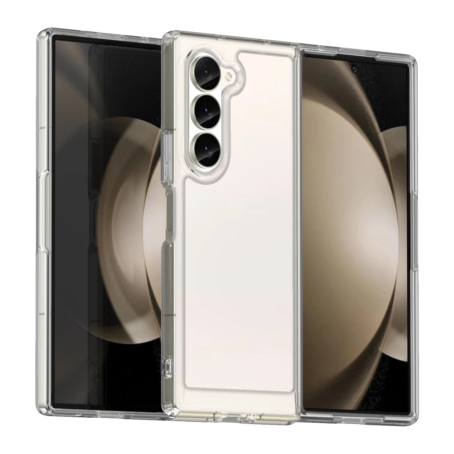 Crystal Clear TPU Protective Case for Samsung Galaxy Z Fold 6
