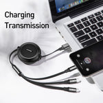 Baseus 3-in-1 Universal Charging and Data Cable