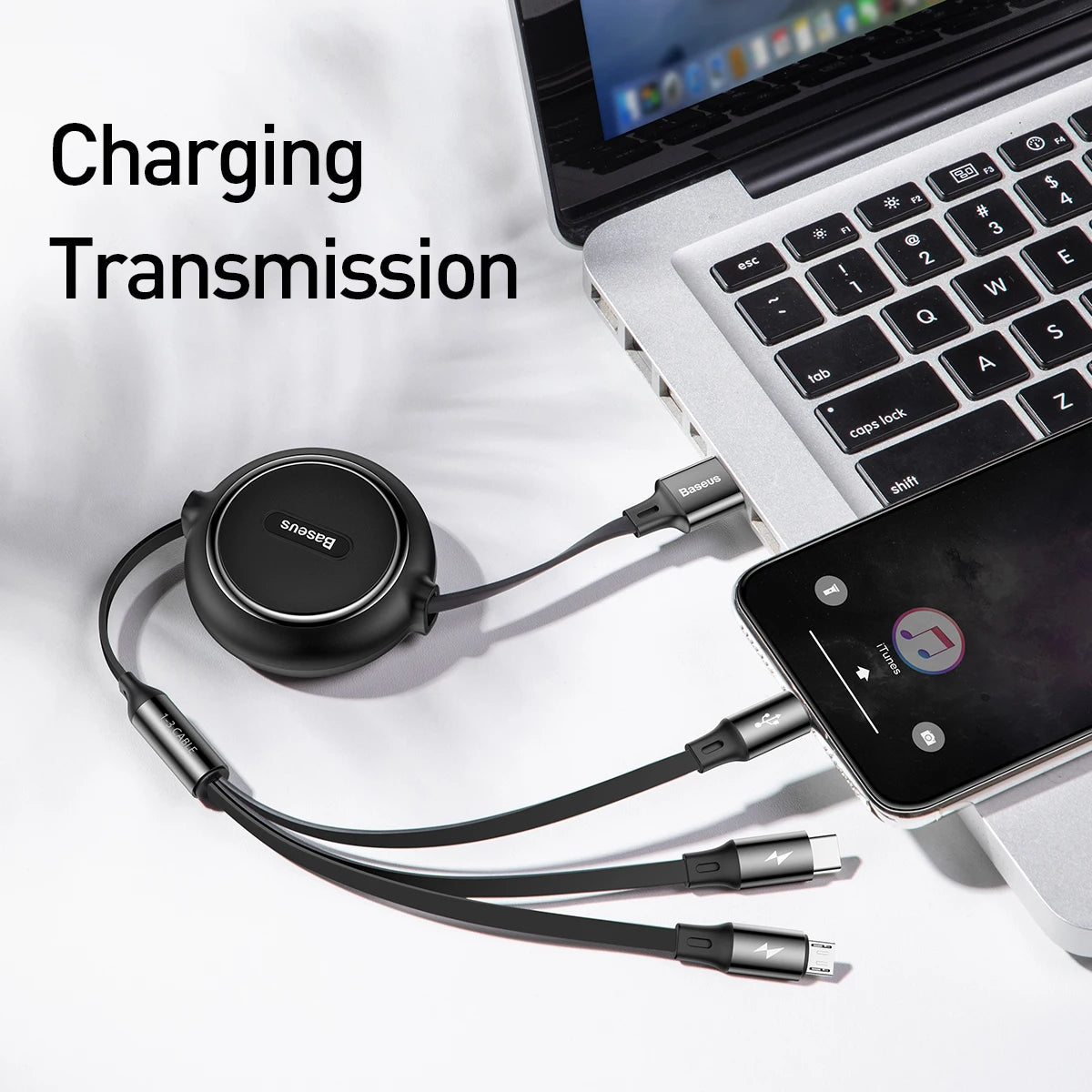 Baseus 3-in-1 Universal Charging and Data Cable