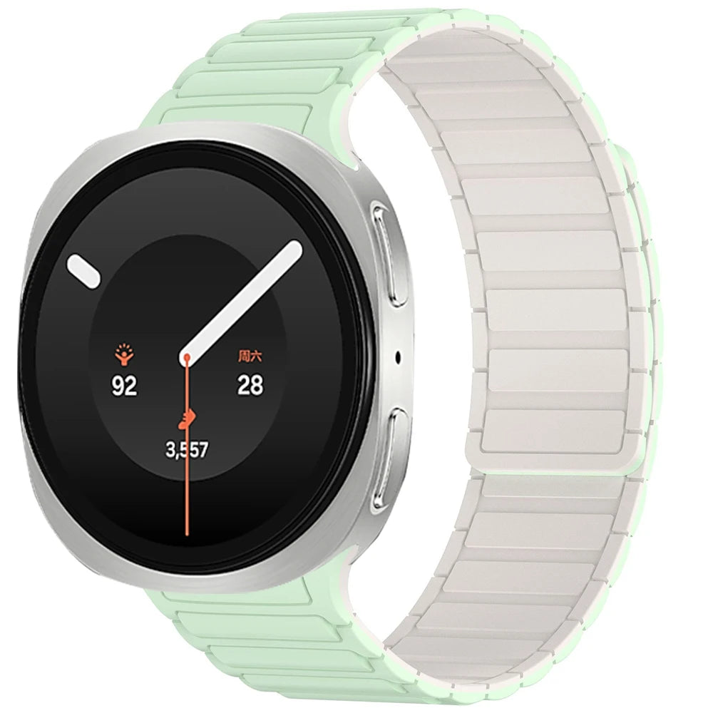 Magnetic Clasp Segmented Link Watch Band for Samsung Galaxy Watch 9
