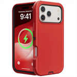 Shockproof Rugged Case with Raised Edge Protection for iPhone 17 Series