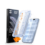 Bubble-Free Tempered Glass Screen Protector with Auto-Seal for iPhone 16 Series