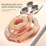 Universal Magnetic Phone Grip and Kickstand with Double-Sided Ring