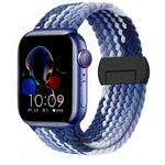 Stretchable Braided Solo Loop with Magnetic Closure for Apple Watch