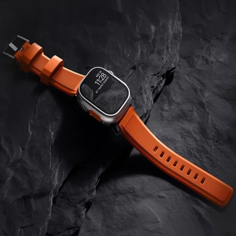 Durable Silicone Replacement Strap for Apple Watch