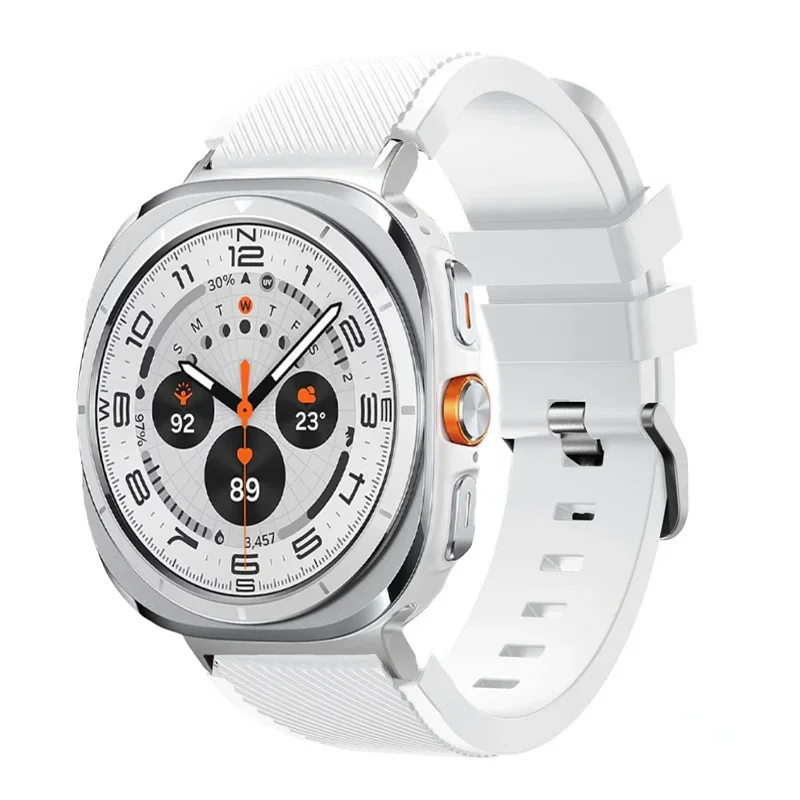 Stripe Textured Silicone Wristband for Samsung Galaxy Watch Ultra and Samsung Galaxy Watch Ultra (2025)