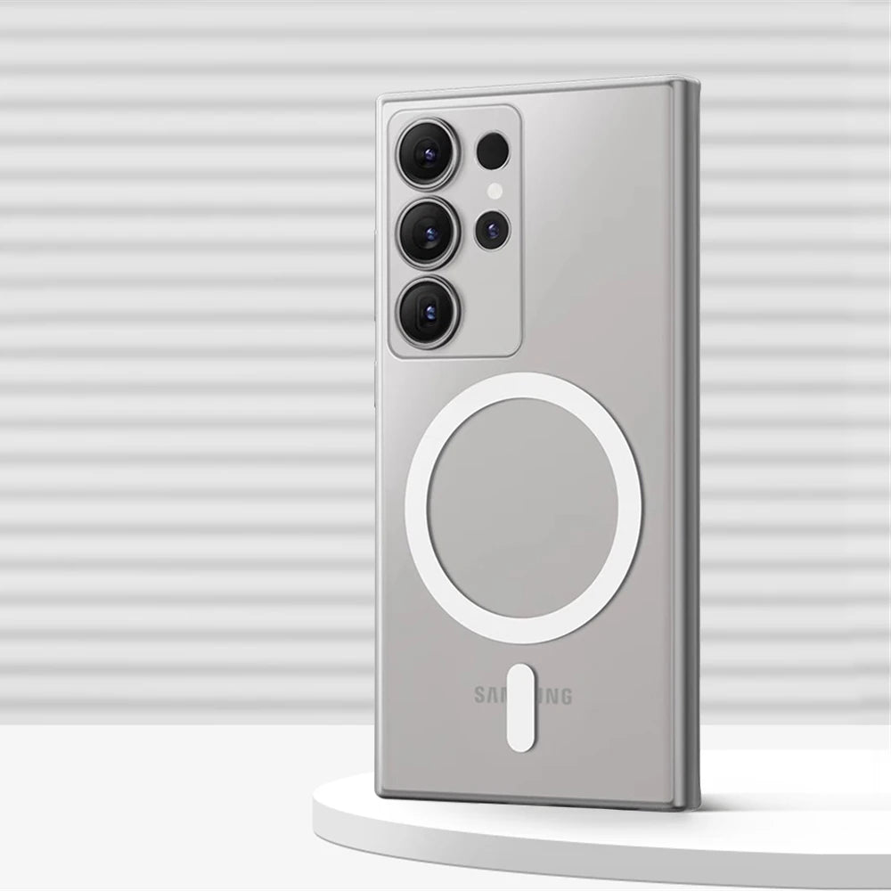 Ultra-Thin 0.1mm Magnetic Matte Case for Samsung Galaxy S25 Series