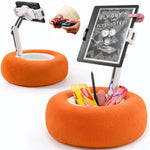 Adjustable Ball-and-Socket Pillow Tablet Stand