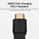 Hagibis USB4 240W 80Gbps Right Angle Cable