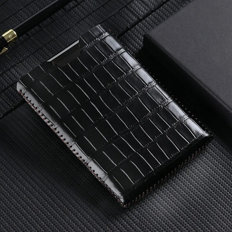Genuine Leather Slip-In Pouch for iPhone Duo
