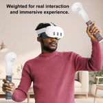 Dual Handle Controller Extension Grips for Meta Quest 3/3S