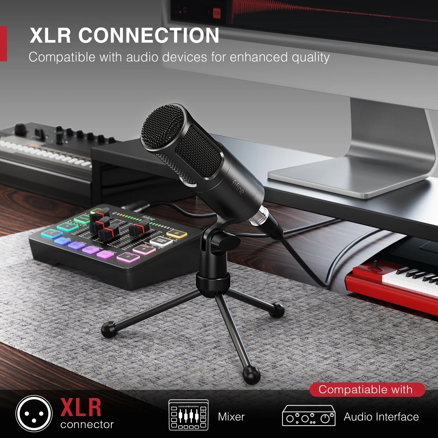 FIFINE K669D Professional XLR Microphone