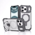 iPhone 17 Series MagSafe Case with 360° Stand Reinforced Corner Protection