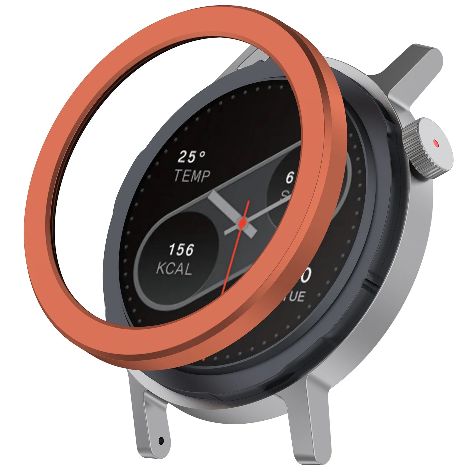 Metal Bezel Ring & Tempered Glass for Nothing CMF Watch Pro 2 Protector