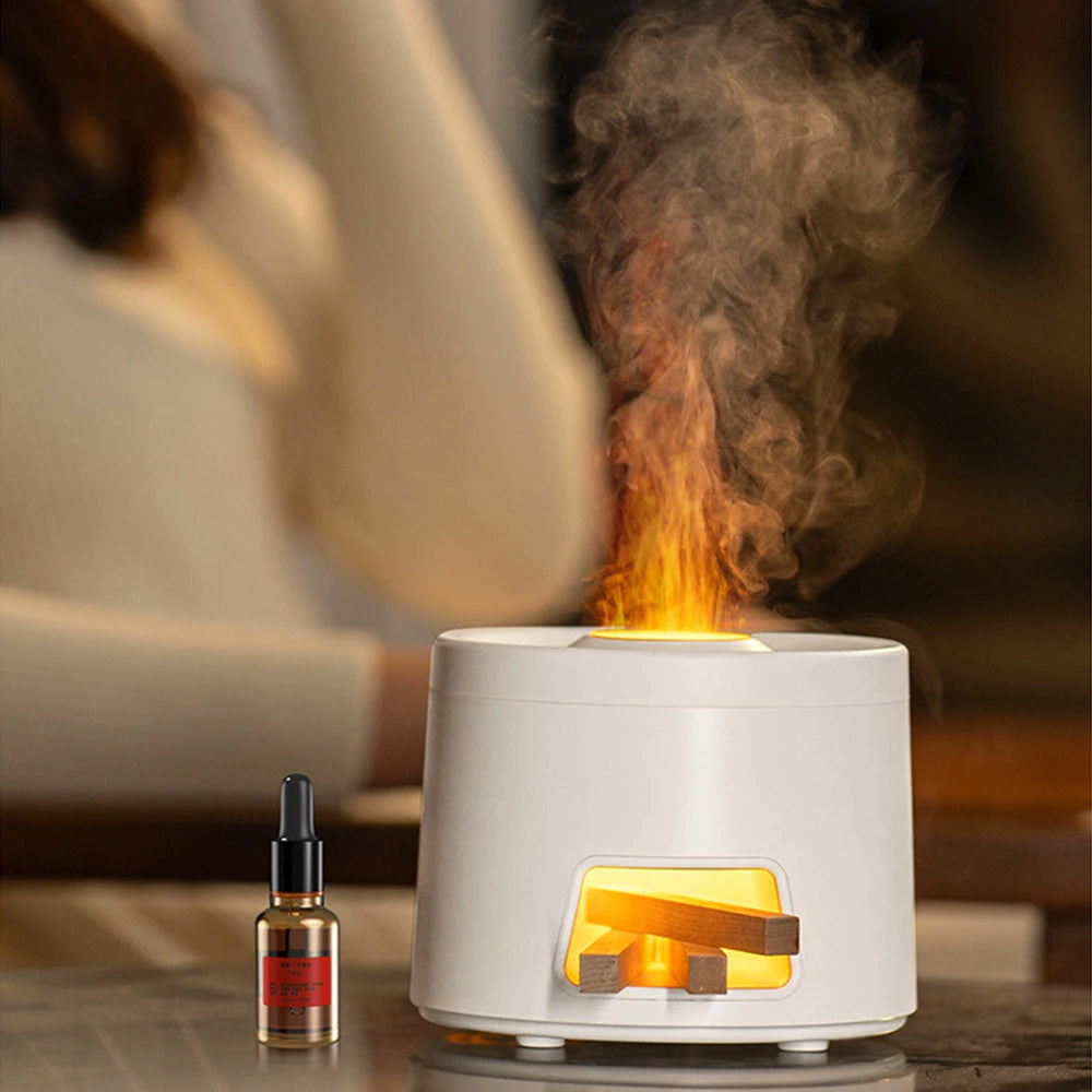 Creative Firewood Stove USB Essential Oil Diffuser