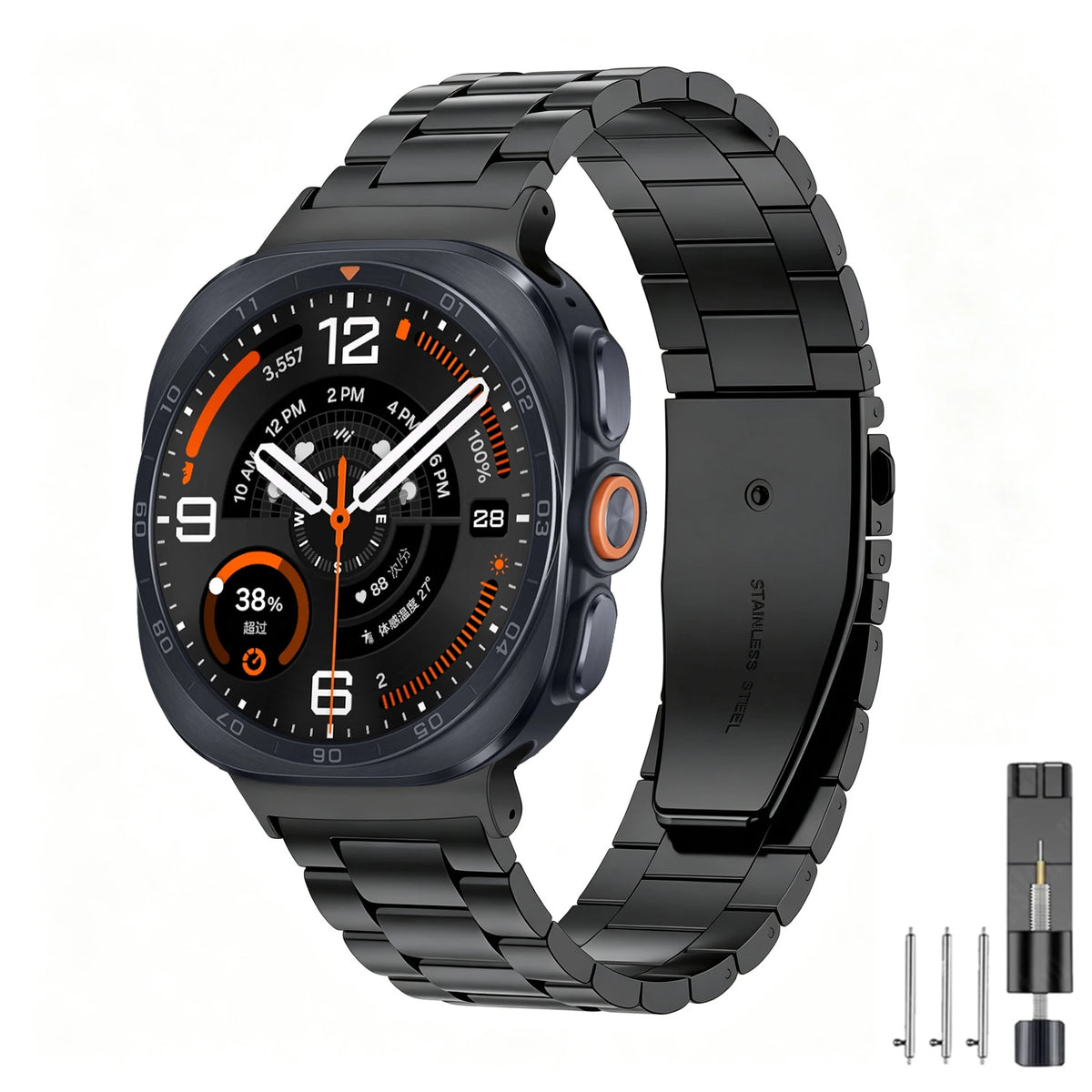 Stainless Steel Bracelet for Samsung Galaxy Watch Ultra 2