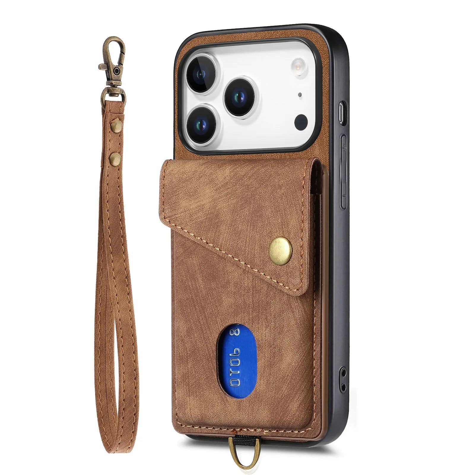 Luxury Fashion Leather Wallet Case for iPhone 17 Series