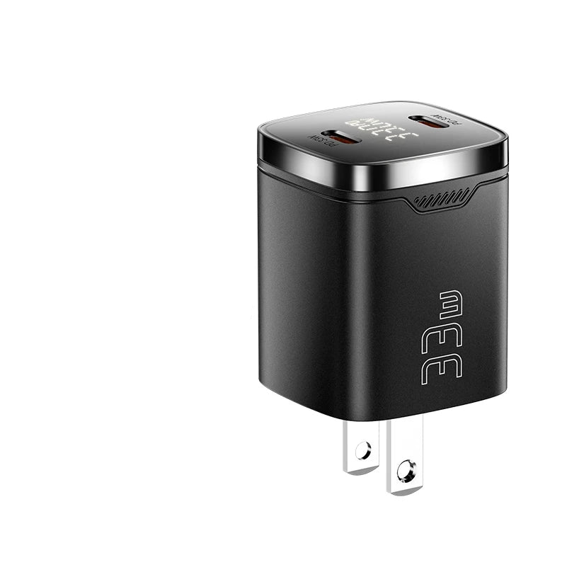 Essager 33W GaN Dual USB Type C Charger