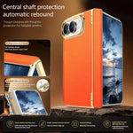 Shockproof Hinge-Reinforced Foldable Case with Lens Protection for iPhone Duo