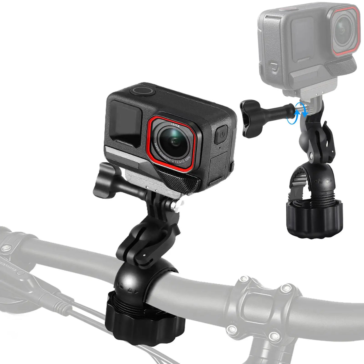 Twist-Lock Quick-Release Bike Handlebar Mount