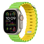Soft-Touch Ocean Silicone Sport Band for Apple Watch