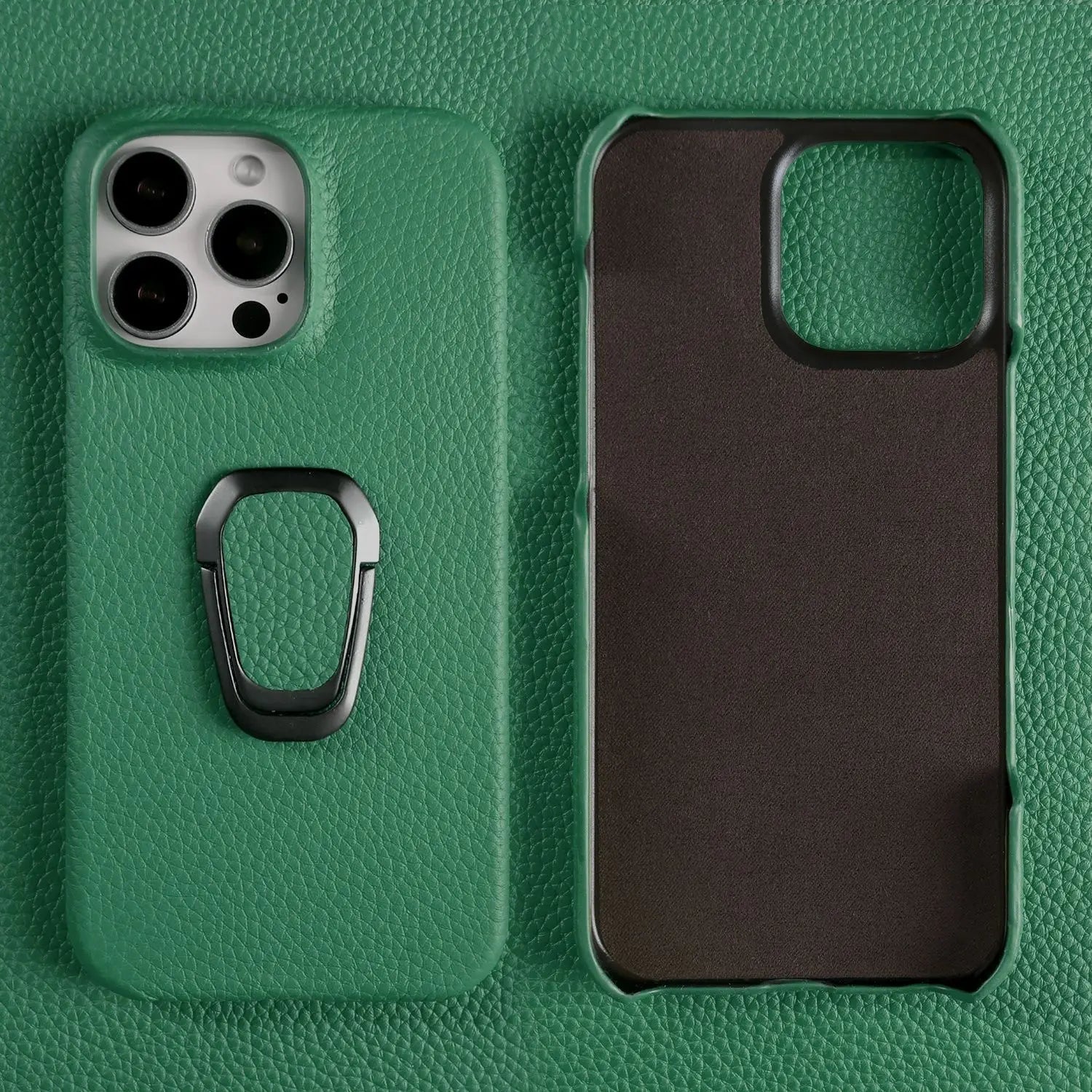 Genuine Leather Protective Case for iPhone 16 Series