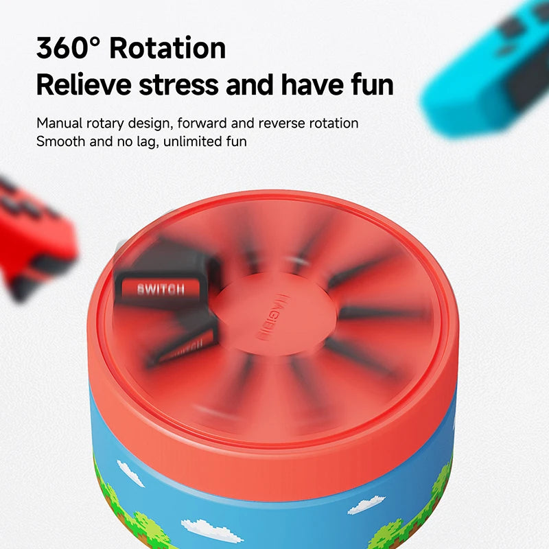 Compact Rotating Game Card Case for Nintendo Switch (10-Slot)