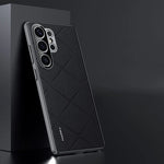 Luxury PU Leather Case with Soft Frame for Samsung Galaxy S26 Series