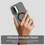 Luxury Frosted Silicone Magnetic Case for Samsung Galaxy A26