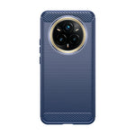 Shockproof Carbon Fiber Pattern Silicone Case for Realme 14 Pro Plus