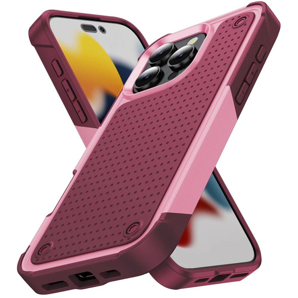 Heavy Duty Protective Armor Case for iPhone 15 Series