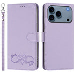 Heart Pattern Flip Wallet Case for iPhone 17 Series