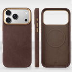 Premium Shockproof Leather MagSafe Case for iPhone 17 Series