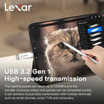 Lexar JumpDrive D40T Dual USB Type-A Type-C Drive