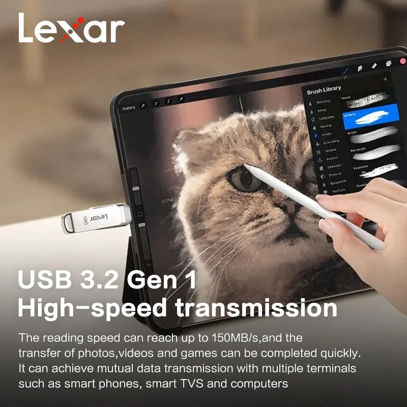 Lexar JumpDrive D40T Dual USB Type-A Type-C Drive