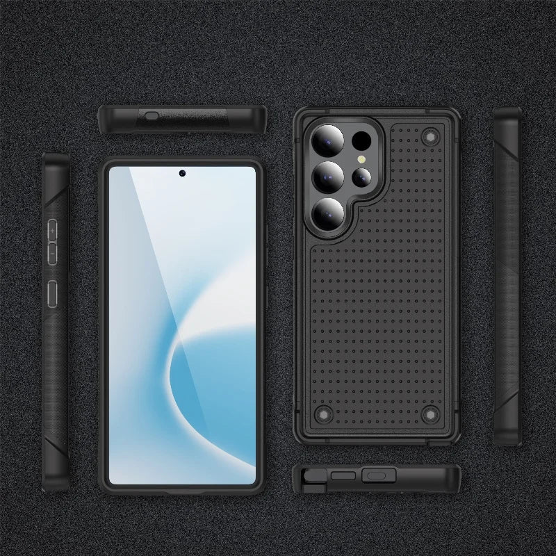 2-in-1 Heavy Armor Shockproof Case for Samsung Galaxy S24 Series