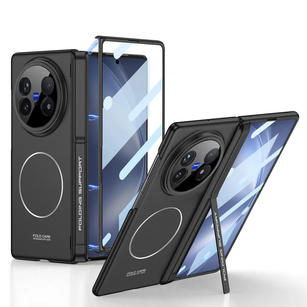 Vivo X Fold5 Skin-Feel Armor Case with HD Tempered Film