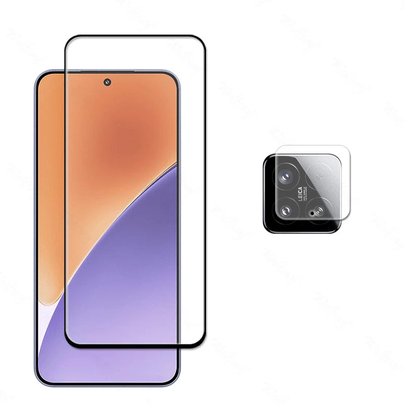 Xiaomi 15 Full-Cover Tempered Glass Screen and Camera Protector