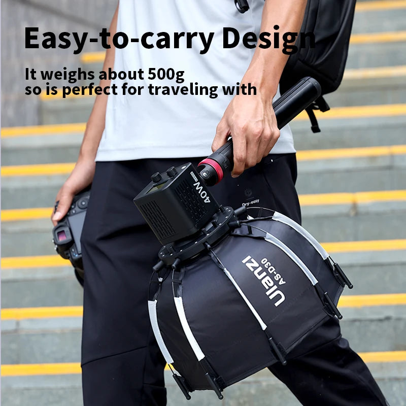 Ulanzi AS-D30 Octagonal 30cm Softbox Light Box with Mini Bowens Mount