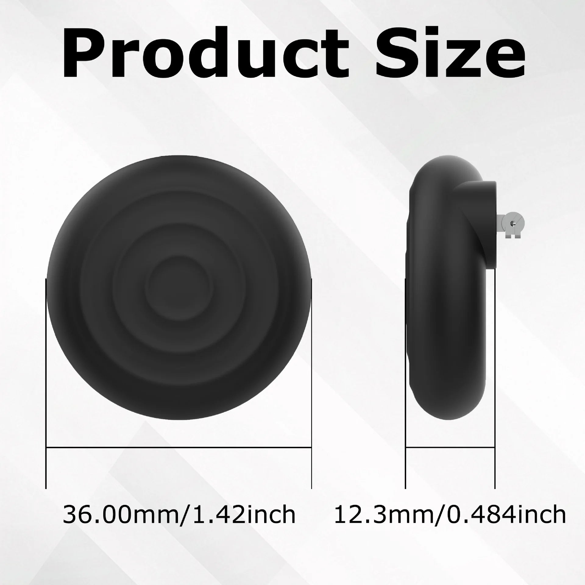 Silicone Waterproof Anti-Scratch Brooch Pin Tracker Holder for AirTag