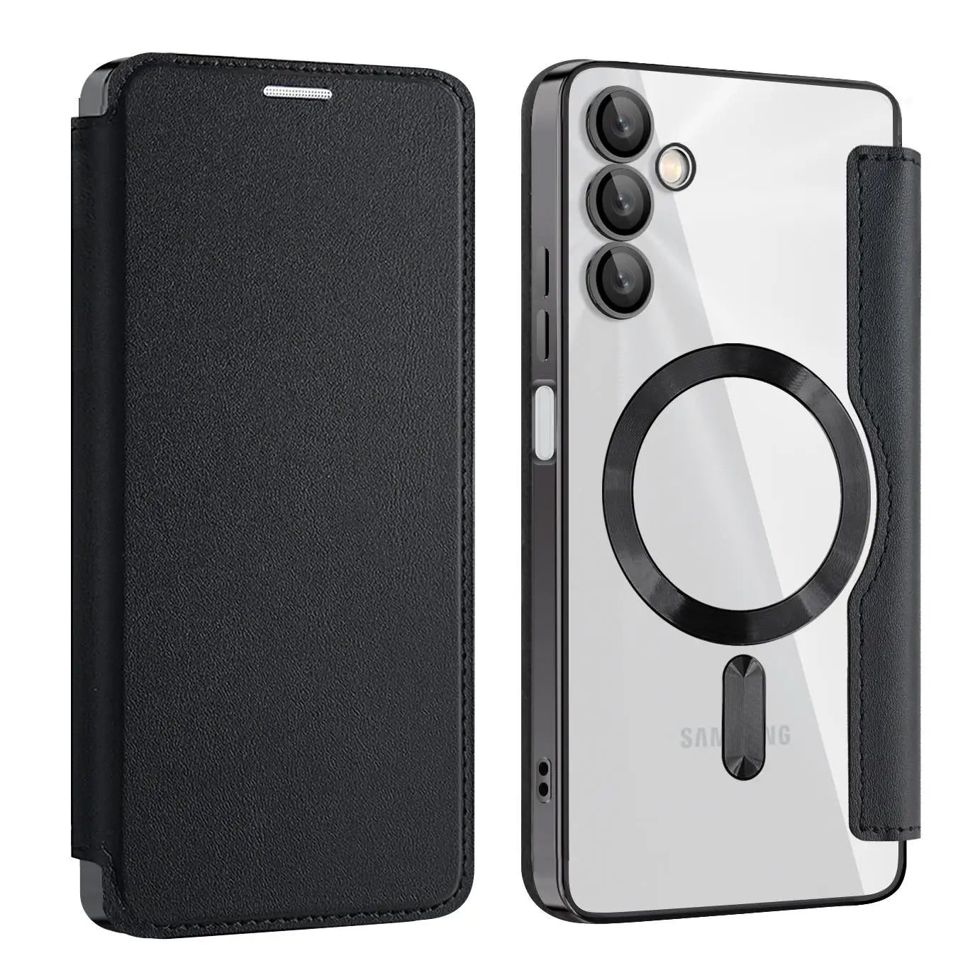 Protective Flip Magnetic Leather Case for Samsung Galaxy A36