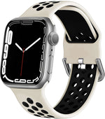 Two Tone Silicone Sport Strap for Apple Watch
