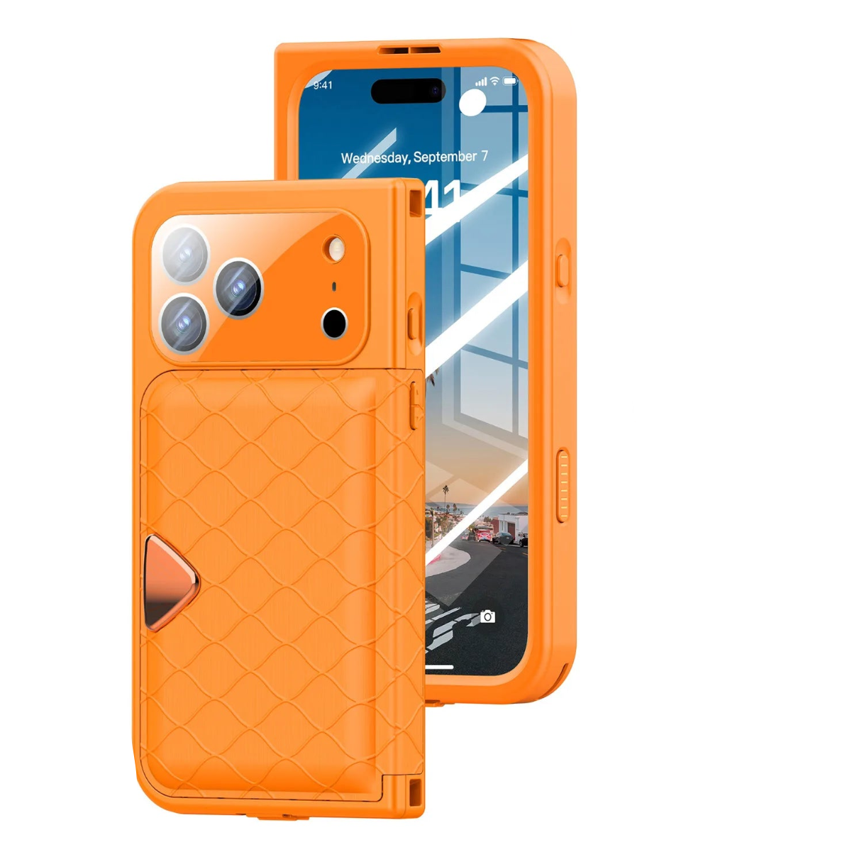 Shellbox Mirror Waterproof Case with Strap for iPhone 17 Series