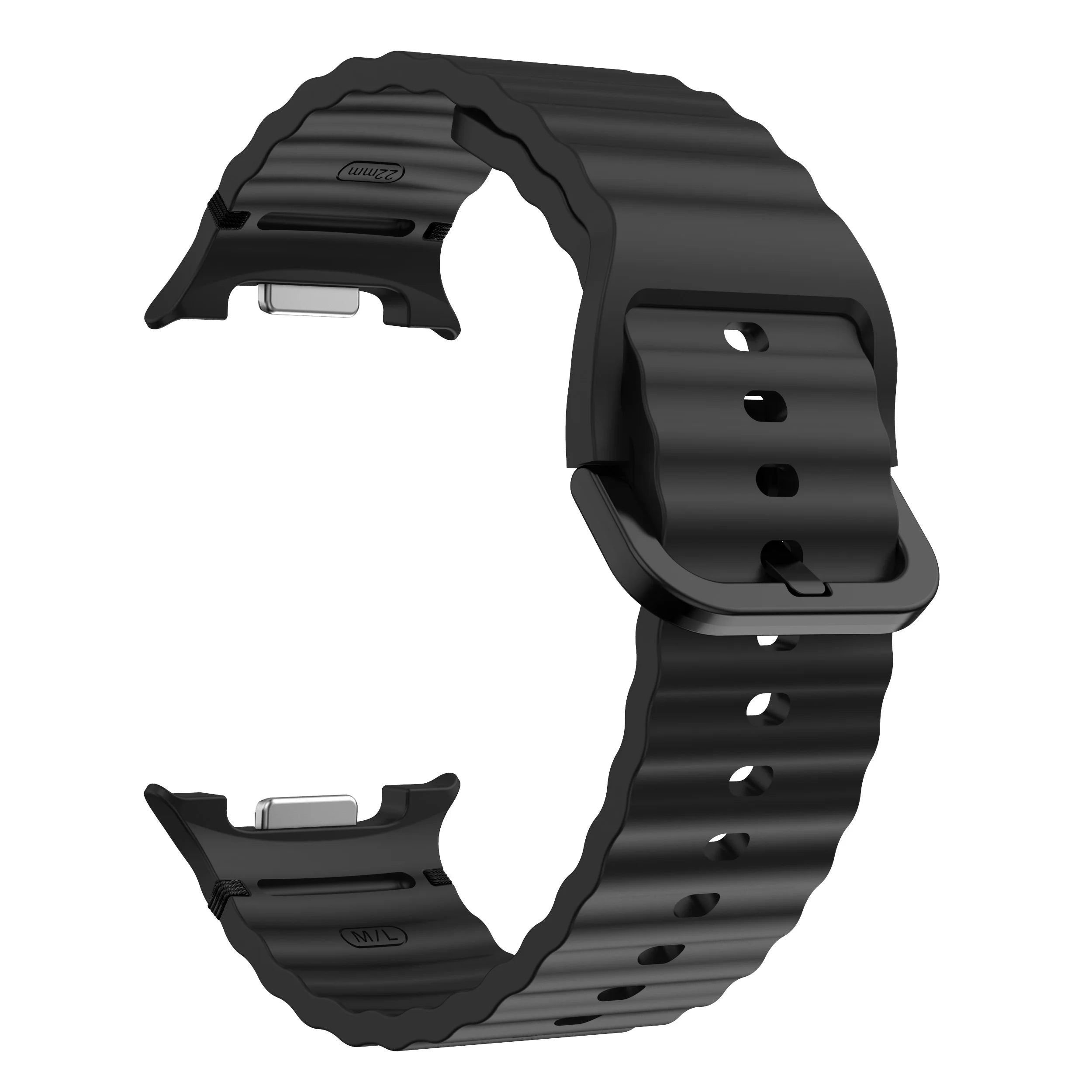 Durable Silicone Rubber Bracelet for Samsung Galaxy Watch 8 & Galaxy Watch 8 Classic