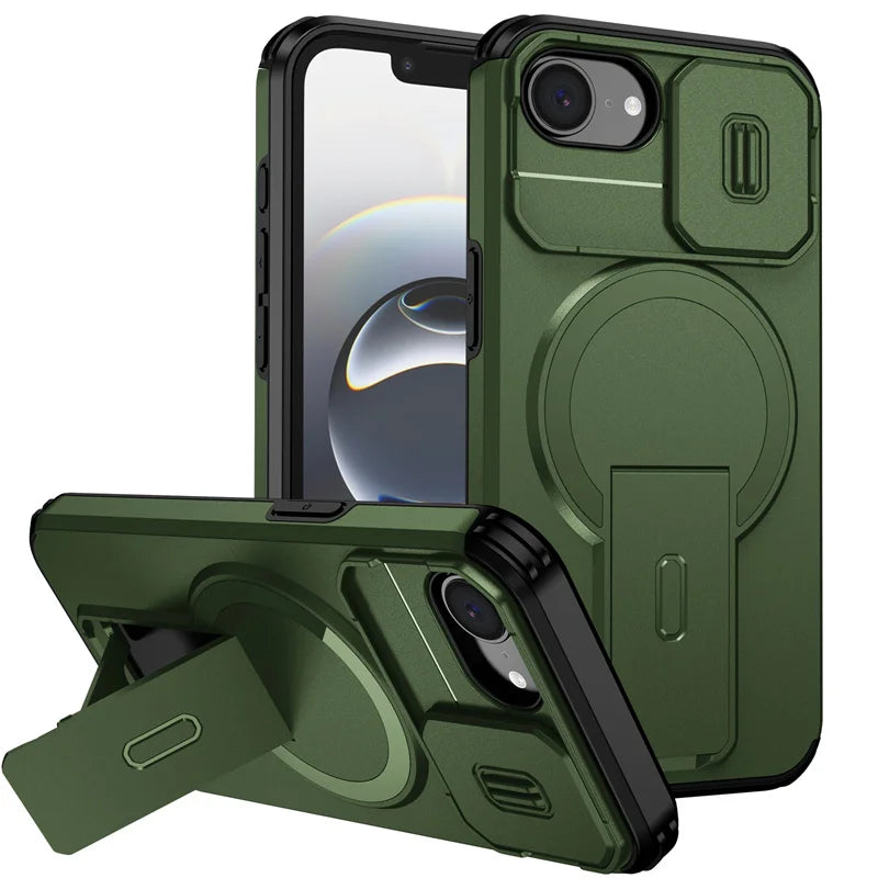 Armor MagSafe Case with Foldable Stand for iPhone 17e